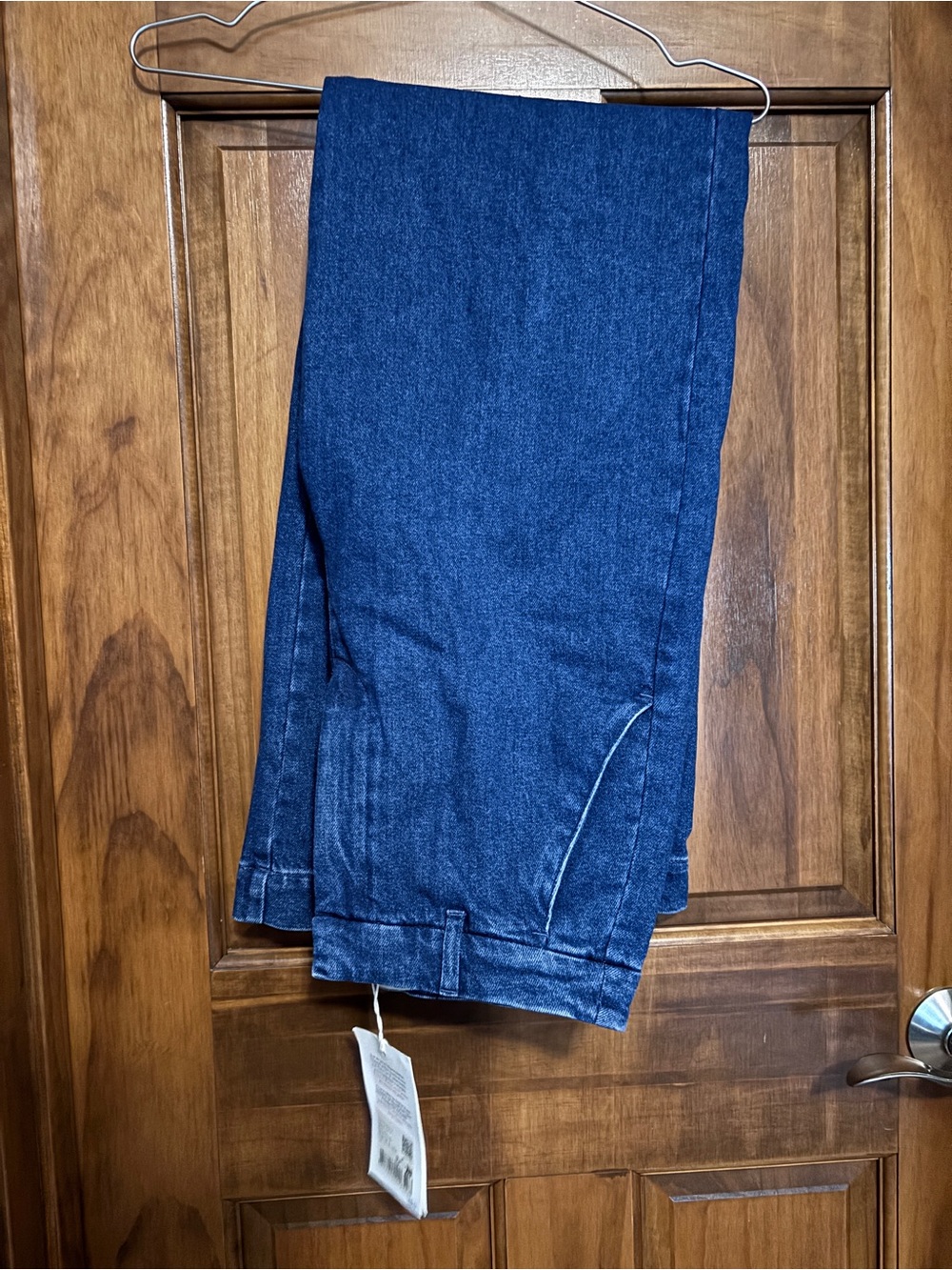 Sezane Dark Blue Wide-Leg Denim Jeans size 38 (maybe 38T?)